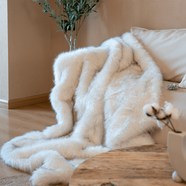 Plaid Fausse Fourrure Renard | Univers Plaid 