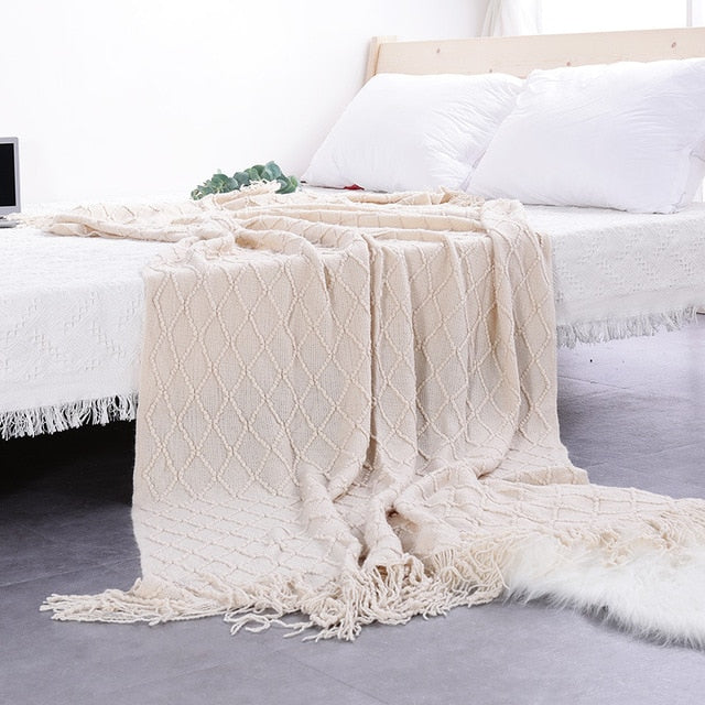 Plaid Laine Blanc | Univers Plaid