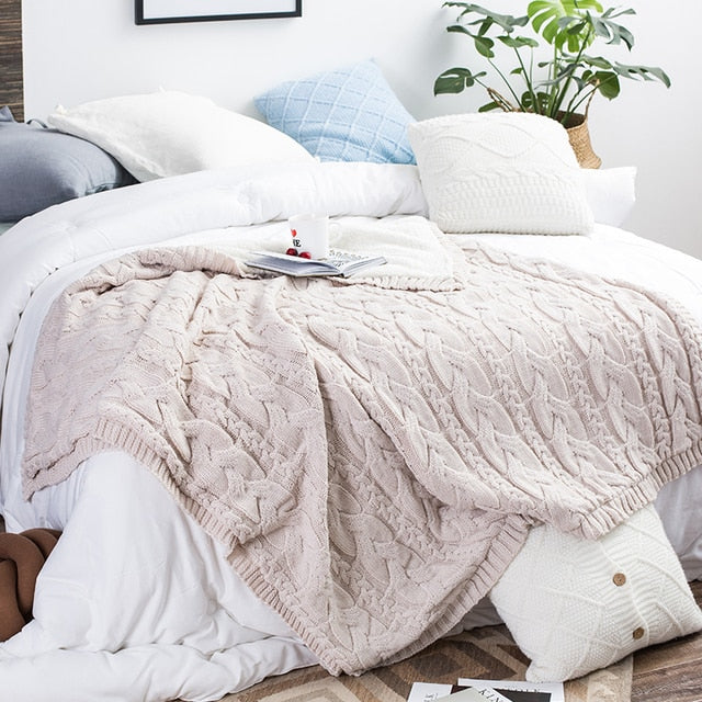 Plaid Polaire Beige | Univers Plaid