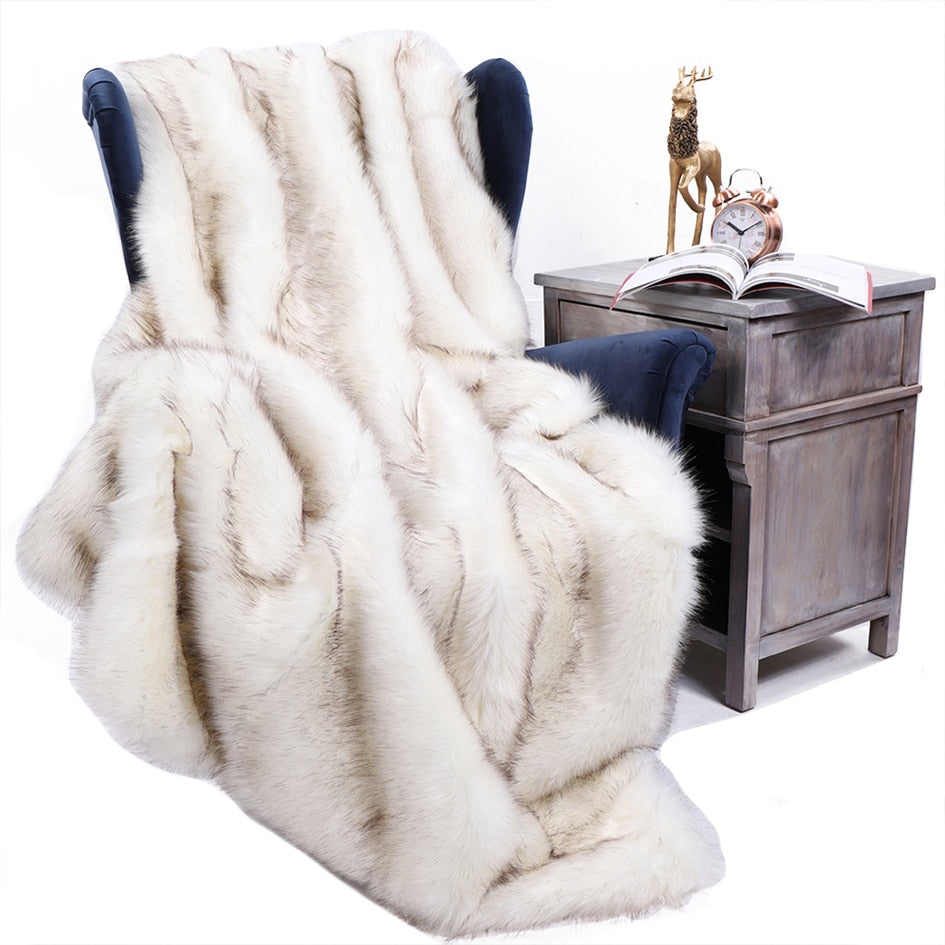 Plaid Fausse Fourrure Renard | Univers Plaid 
