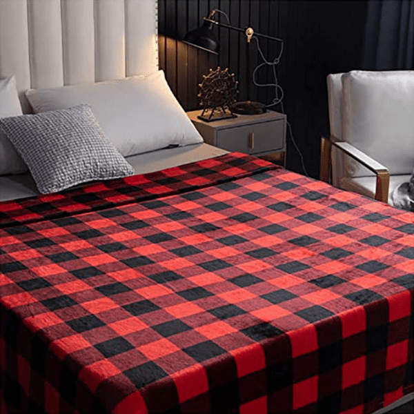 Plaid Ecossais Rouge et Noir | Univers Plaid