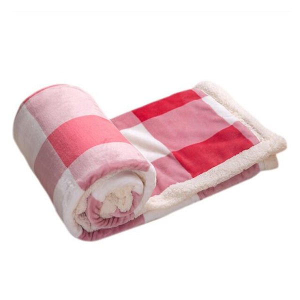 Plaid Ecossais Chaud Rouge et Blanc | Univers Plaid