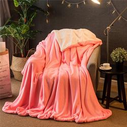Plaid Couverture Cachemire et Laine Rose Bonbon